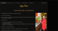 Desktop Screenshot of livingbeauty-freising.de