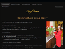 Tablet Screenshot of livingbeauty-freising.de